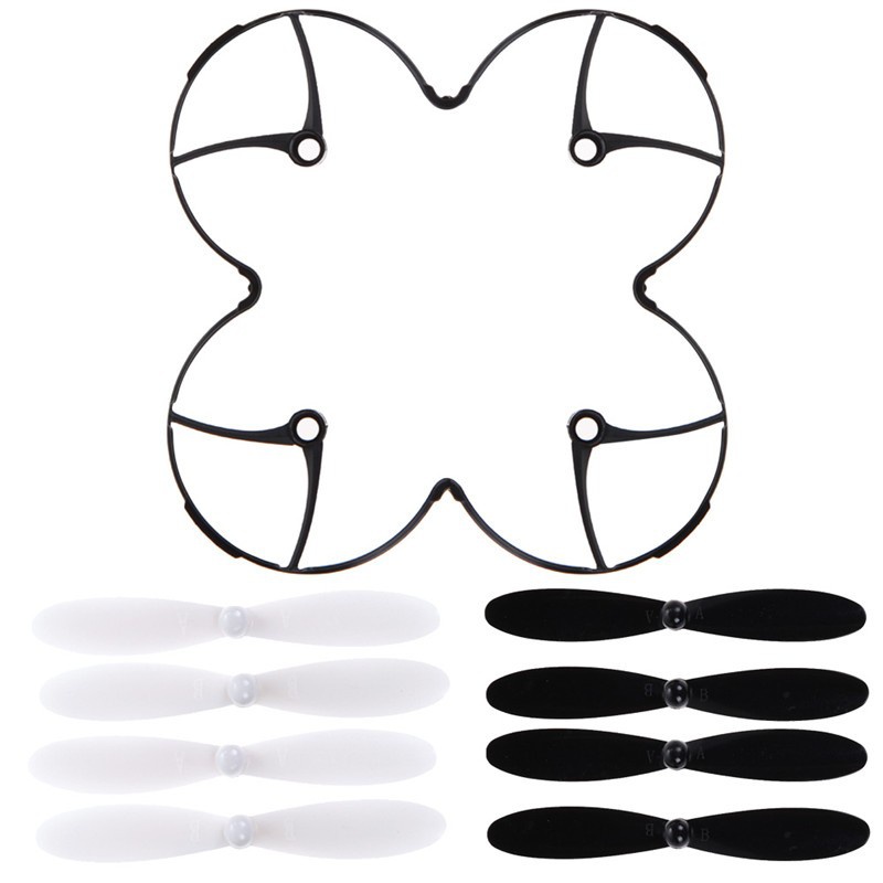 Drone Gimbal Controller - Hubsan X4/X6 プロペラガードリング + 8 個の小道具
