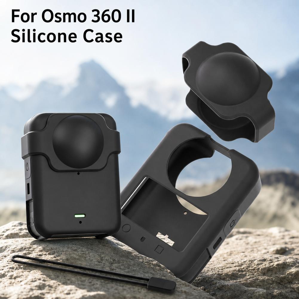 DJI Osmo 360 アクションカメラ用 シリコン製保護 - Drone Gimbal Case のレビューと価格